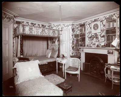Bedroom in the Residence of Elsie de Wolfe at 122 East 17th Street, New York (1895 or 1896) by Byron Company